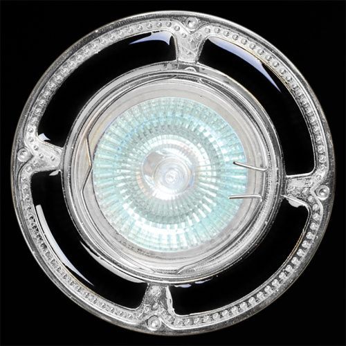 Светильник встраиваемый Reluce 01019-9.0-001AK MR16 BK+CR