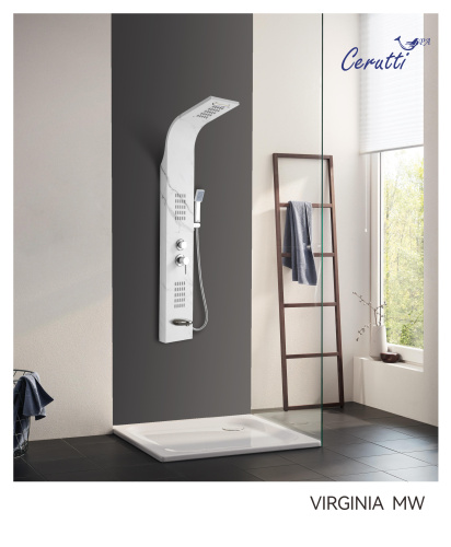 Душевая панель Cerutti SPA VIRGINIA MW CT9982 прямоугольная настенная