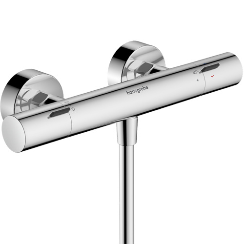 Смеситель для душа Hansgrohe Ecostat 13323000 настенный хром с термостатом