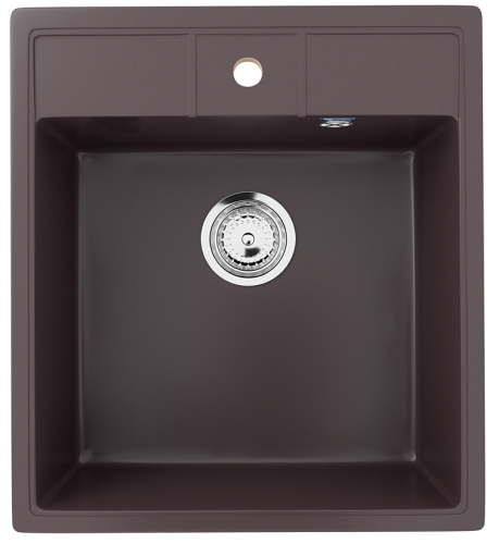Кухонная мойка Ulgran Classic U-406-345 45х50 цвет шоколад