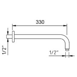 Кронштейн для душа Clever LUZIA 96153 - фото 2