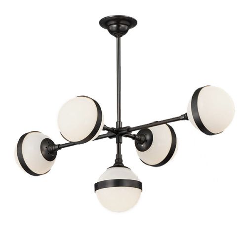 Люстра на штанге Delight Collection Peggy (Пеггы) 9252P/5L black