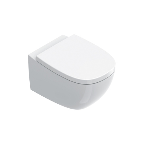 Чаша унитаза подвесная Catalano Alvea 611530001 цвет белый без сиденья безободковая смыв торнадо