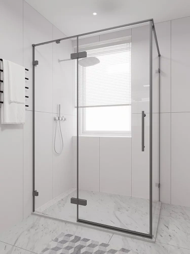 Душевой уголок Veconi Premium Alassio AL-SP-12090-00-GR-C4 120х90 стекло прозрачное профиль графит без поддона