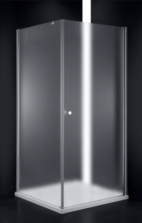 Душевой уголок Cezares ELENA ELENA-W-A-1-90-P-Cr-R 90х90 стекло рифленое профиль хром глянцевый без поддона