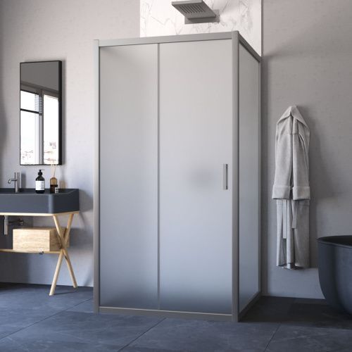 Душевой уголок Vegas-Glass ZP-U TUR+NOVO ZP-U NOVO h2000 120*100 07 10 120х100 стекло матовое профиль хром матовый без поддона