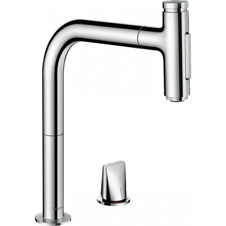 Смеситель для кухни Hansgrohe Metris Select M71 73819000 на раковину/столешницу хром