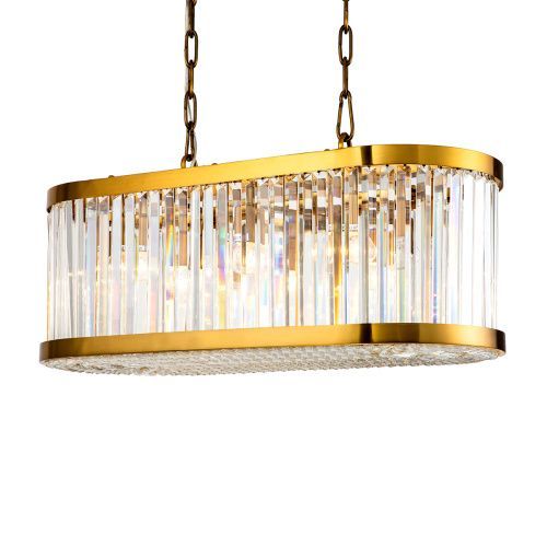 Люстра подвесная Delight Collection Welles (Веллес) KR0388P-8L/A brass