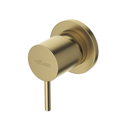 Смеситель Cezares LEAF LEAF-DIM-L-SR встраиваемый золото