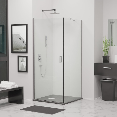 Душевой уголок RGW Leipzig 06123490-11 90х100 стекло прозрачное профиль хром глянцевый без поддона