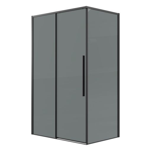Душевой уголок Grossman Galaxy 120.K33.01.1010.21.10 100х100 стекло тонированное профиль черный без поддона