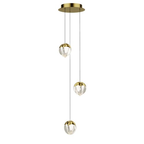 Светильник подвесной Delight Collection MD24001033-3A gold/clear