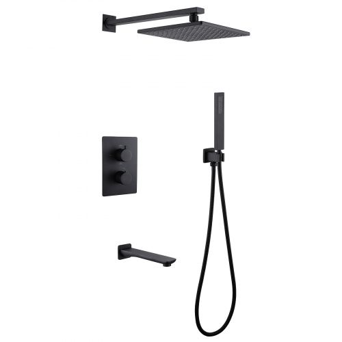 Душевая система ABBER AF8050B встраиваемая в стену с термостатом