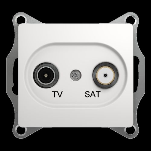 Розетка TV-SAT оконечная 1DB Systeme Electric Glossa (Глосса) GSL000197