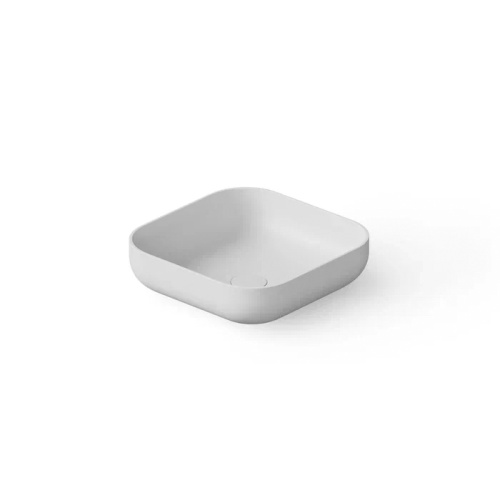 Раковина керамическая Dea Design Washbasins DD9102 400 18 40х40 накладная цвет белый без отверстий под смеситель