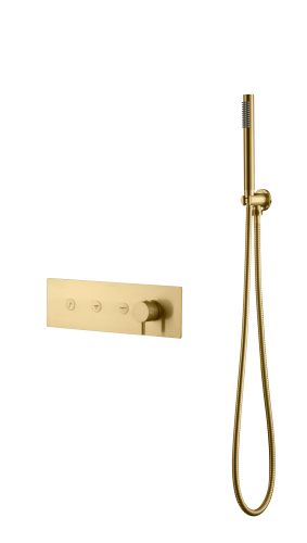 Смеситель для душа Boheme Fusion 130-SYS-MG встраиваемый золото матовое