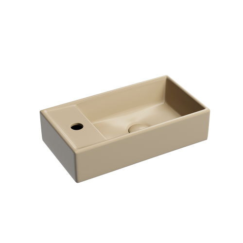 Раковина из сантехнического фарфора Ceramica Nova ELEMENT 42 см CN6051RMC подвесная цвет капучино матовый