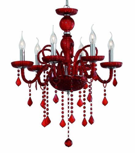 Люстра подвесная Ideal lux Giudecca Rosso (Гиудецца Россо) Giudecca SP6 Rosso