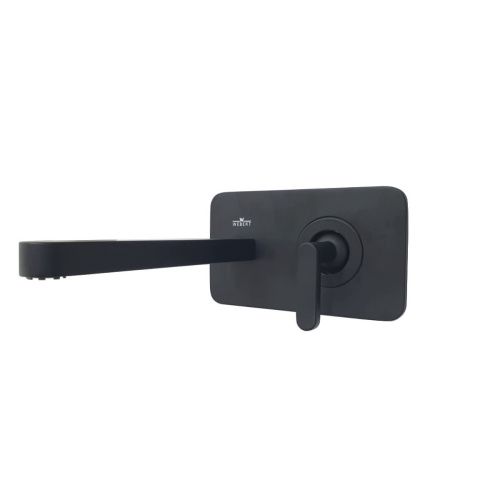 Смеситель для раковины Webert Living LV830606560 настенный черный