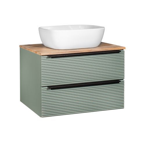 Тумба под раковину Runo Орлеан 00-00004650 60х50 подвесная цвет зеленый