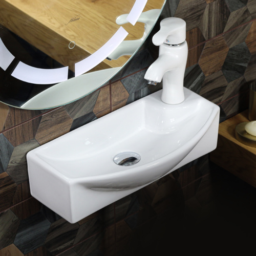 Раковина Melana 45 см 7946L-805 подвесная цвет белый