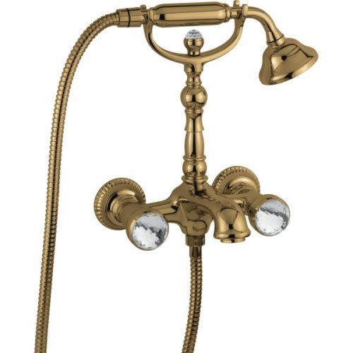 Смеситель Emmevi The One 98011VSW/BR настенный бронза