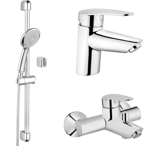 Комплект смесителей Vitra AXE S A49152EXP настенный хром