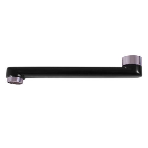 Излив RavSlezak SR0300CMATC черный/хром