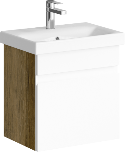 Тумба под раковину Aqwella Smart SRT0105DB 46x32,5x46 подвесная