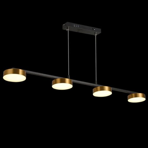 Люстра подвесная Natali Kovaltseva Loft Led (Лофт Лед) LED LAMPS 81101/4C GOLD BLACK