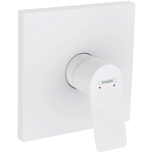 Смеситель Hansgrohe 75615700 настенный встраиваемый белый матовый