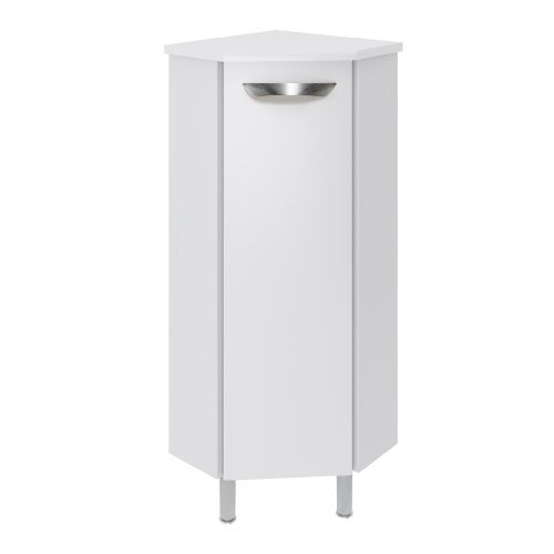 Шкаф-пенал RUNO ЭКОНОМ 00000000005 30х30х87 напольный цвет белый