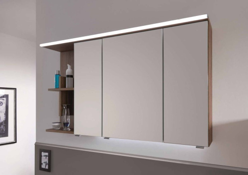 Зеркало-шкаф Puris Purefaction SET42121L(180) 120х15х66 подвесной цвет дуб чарлстон