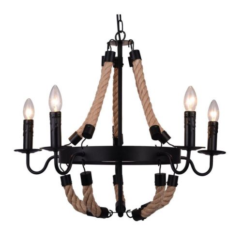 Люстра подвесная Arte Lamp Marsiglia (Марсиглиа) A8956LM-5BK