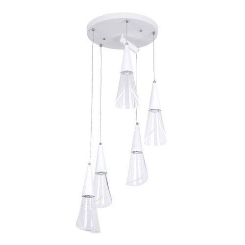 Люстра каскадная LED4U L7106-6 WТ