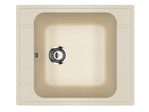 Кухонная мойка Ulgran Classic U-604-328 59х50 цвет бежевый
