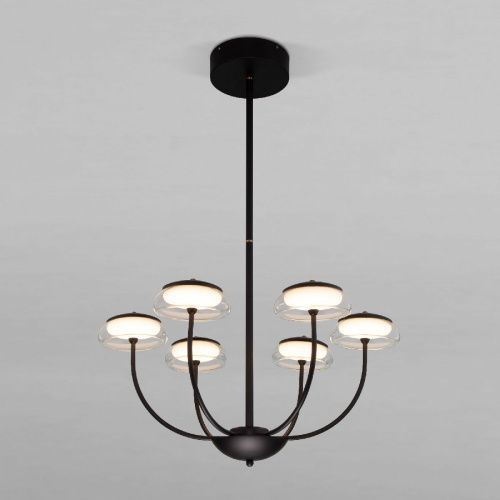 Люстра на штанге Eurosvet Fungo (Фунго) 50388 LED черный