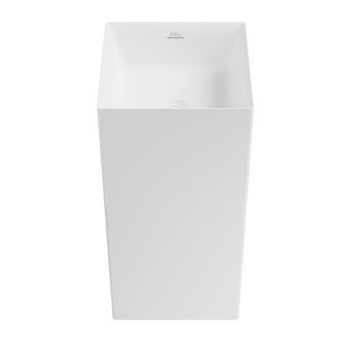 Раковина акриловая Wellsee Pure BY Wellsee 230712000 40х40 напольная цвет белый матовый без отверстий под смеситель