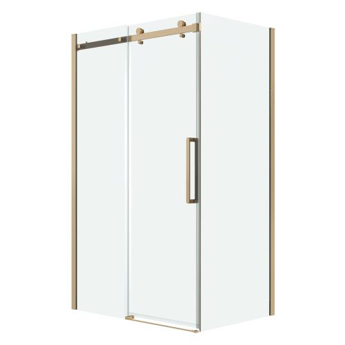 Душевой уголок Grossman Classic 120.K33.04.1610.32.00 160х100 стекло прозрачное профиль золото без поддона