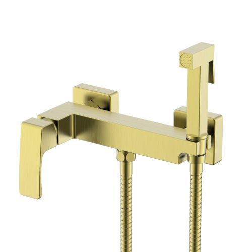 Гигиенический душ со смесителем Raglo R01.51.03 сатин золотой