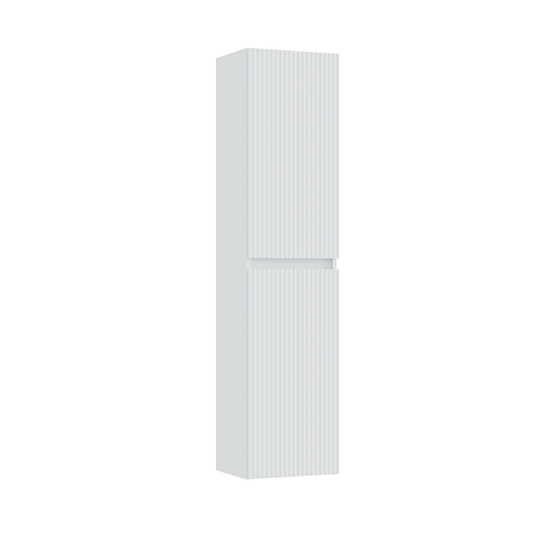 Шкаф-пенал RUNO Модена 00-00003974 35х30х150 подвесной цвет белый