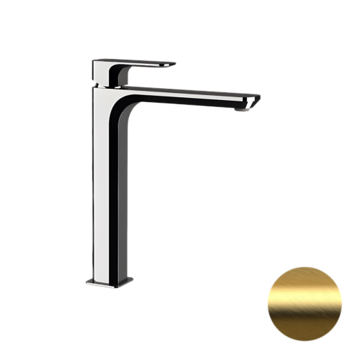 Смеситель Daniel Tiara TA607BDP на раковину брашированное золото