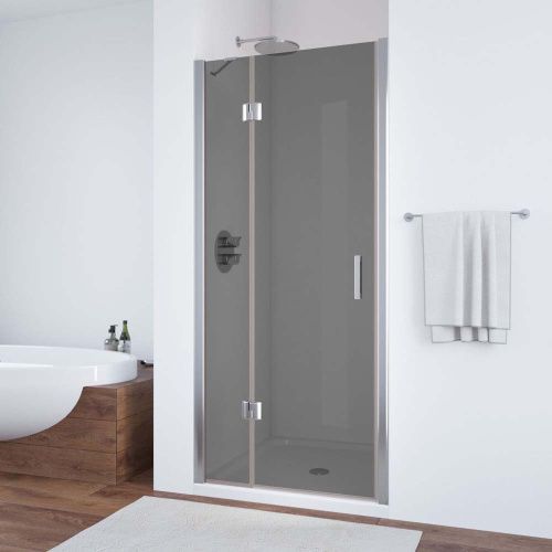 Душевая дверь Vegas-Glass AFP TUR+NOVO AFP TUR NOVO h1890 90 08 07 L 90х190 стекло тонированное профиль хром