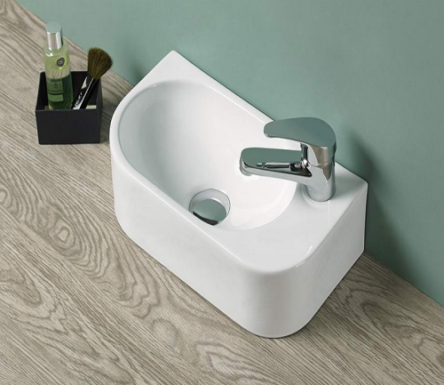 Раковина CeramaLux 40 см 78204L подвесная цвет белый