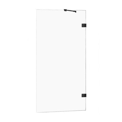 Душевая шторка на ванну New Trendy AVEXA Black EXK-1978 70х150 стекло прозрачное профиль черный ориентация универсальная