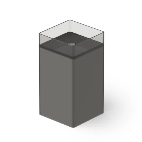 Раковина керамическая Dea Design Pedestal Basin DD2017 450 R4 50х50 напольная цвет черный без отверстий под смеситель