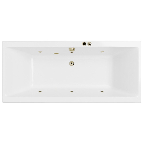 Ванна акриловая гидромассажная Excellent PRYZMAT WAEX.PRY15.SOFT.BR 150х75 пристенная прямоугольная с каркасом