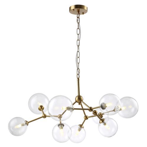 Люстра подвесная Crystal Lux MAXIMO (МАКСИМО) MAXIMO SP9 BRONZE