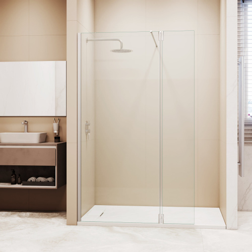 Душевая перегородка RGW Walk In 351005143-11 140х195 стекло прозрачное профиль хром глянцевый Душевая перегородка RGW Walk In 351005143-11 140х195 стекло прозрачное профиль хром глянцевый