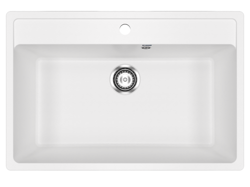 Кухонная мойка Ulgran Classic U-600-341 76х51 цвет белый